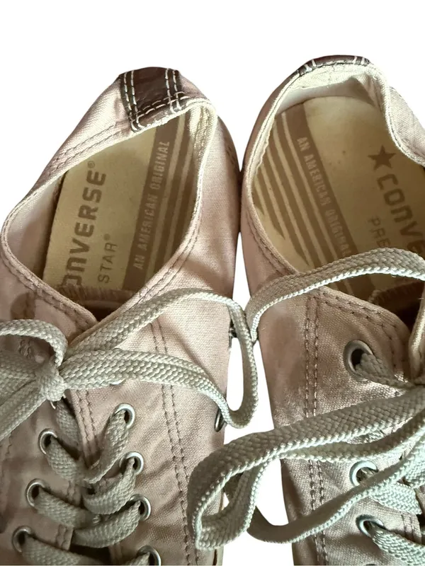 Converse Low-Top Pink Canvas Sneakers - Image 6