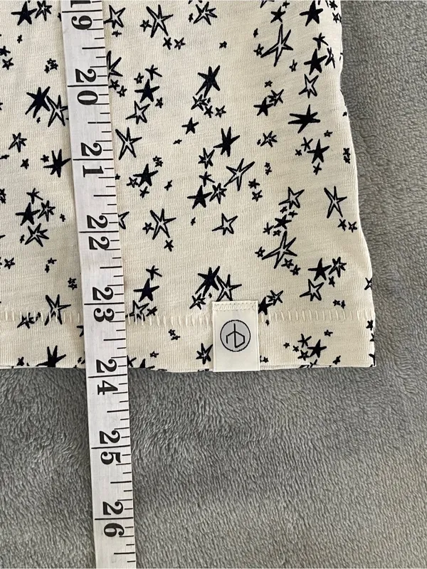 Rag & Bone All Over Stars T-shirt streetwear casual celestial essential M - Image 12
