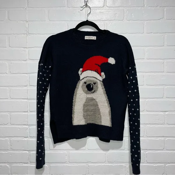 Abercrombie & Fitch Christmas Sloth Sweater - Image 3