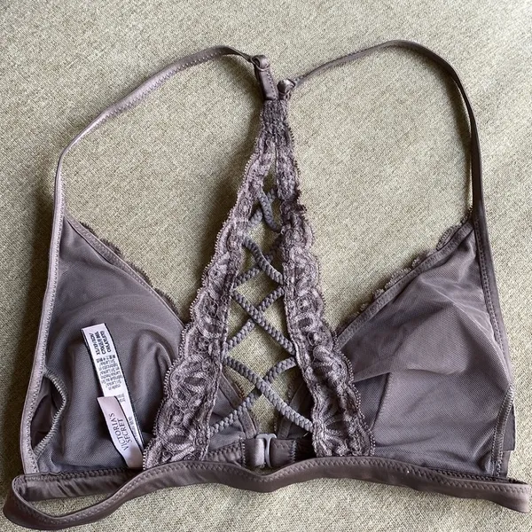 Victoria's Secret Front Enclosure Light Plum Bralette - Image 4