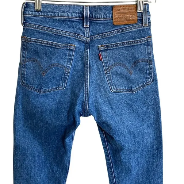 Levi's Wedgie Straight‎ Medium Wash 25 X 27 - Excellent - Image 9