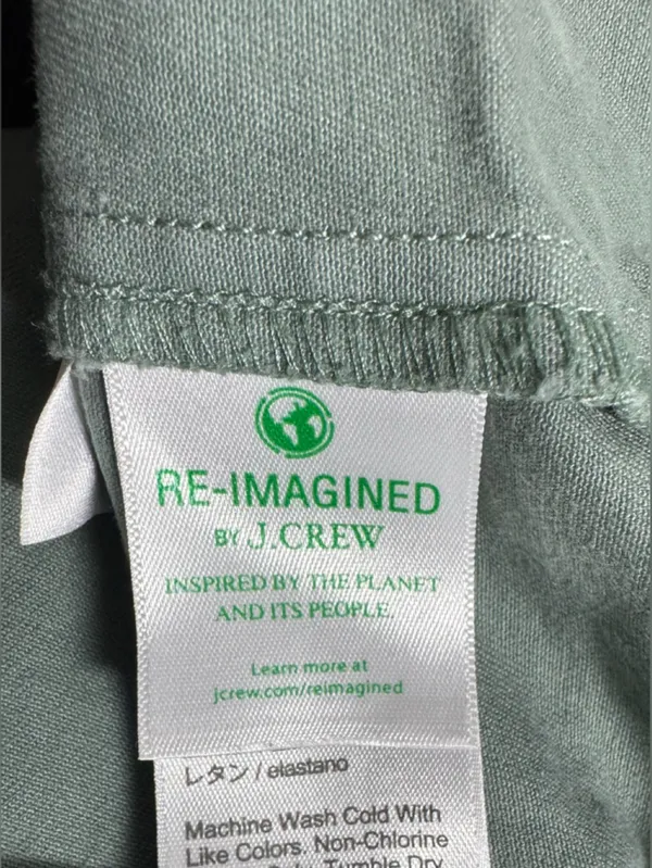 J Crew Long-sleeve zip-front chino dress size 10 - Image 11