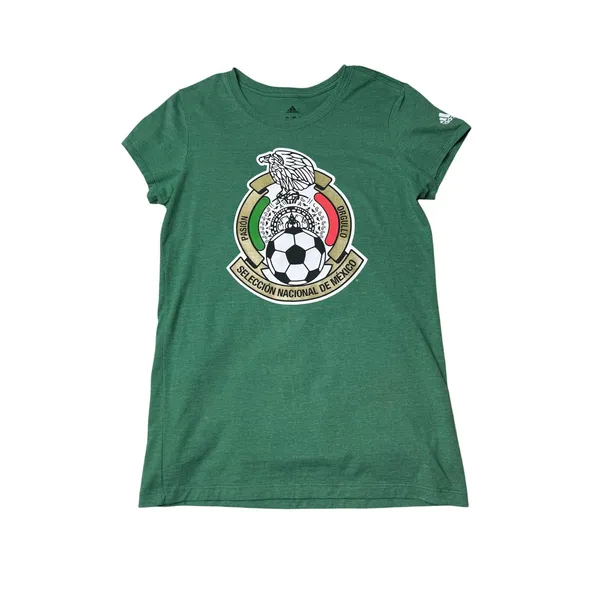Adidas Mexico El Tri Green Soccer Tee Large 2015 Seleccion Mexicana - Image 5