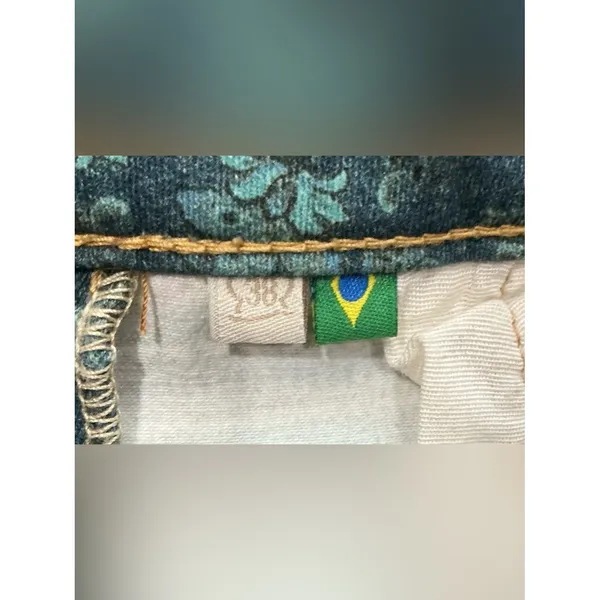 FARM‎ Rio Brazil Floral Paisley Print Shorts Boho Festival XS S RARE - Image 4
