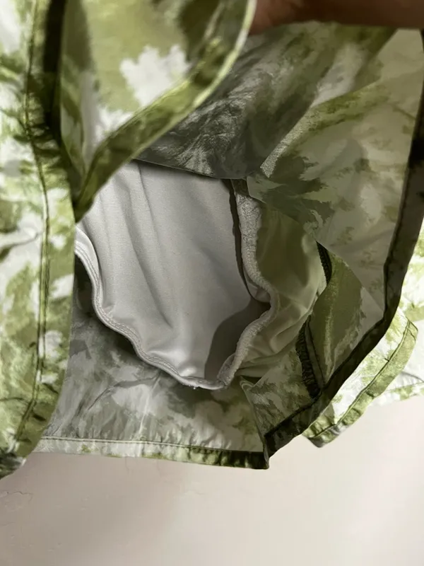 Free People Movement The‎ Way Home High Rise Athletic Green Tie Dye Shorts - Image 3
