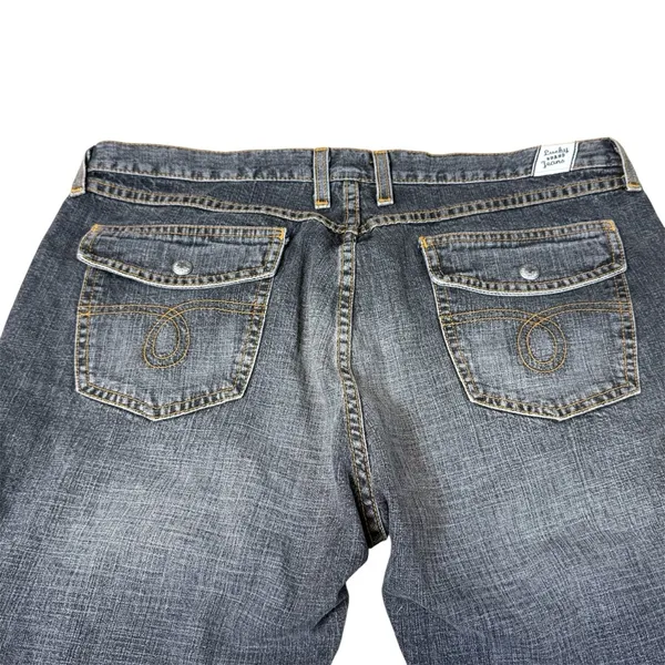 Lucky Brand Dungarees Red Tag #49 Vintage Button Fly Jeans Faded Retro 33 - Image 5