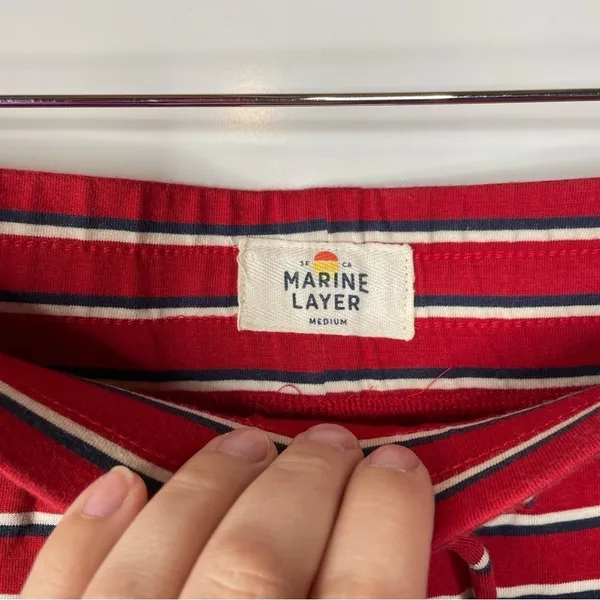 Marine Layer Striped Joggers Size Medium‎ - Image 4