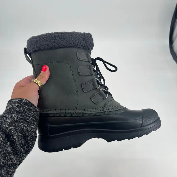 Lands' End Womens size 8.5 Expedition Waterproof Insulated Snow Boots waterproof - Image 4