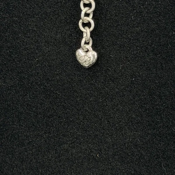 Brighton Necklace 16-18in Silver Scrollwork Pendant Heart Charm Adjustable Chain - Image 6