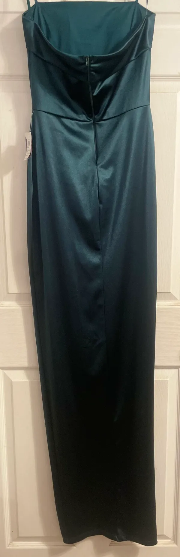 Windsor Hunter Green Strapless Maxi Dress - Image 3