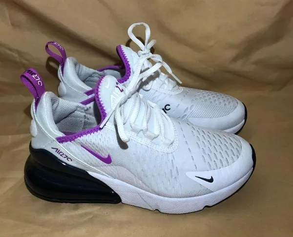 Nike Air Max 270 GS White Fuchsia Dream - Image 3