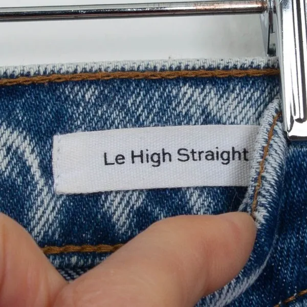Frame Womens Le High Straight Denim Jeans Size 24 Lombard Wash High‎ Rise Staple - Image 3