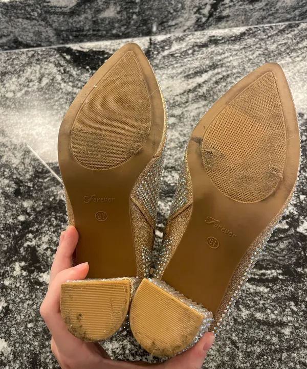Rhinestone Booties Size 8.5 - Image 3