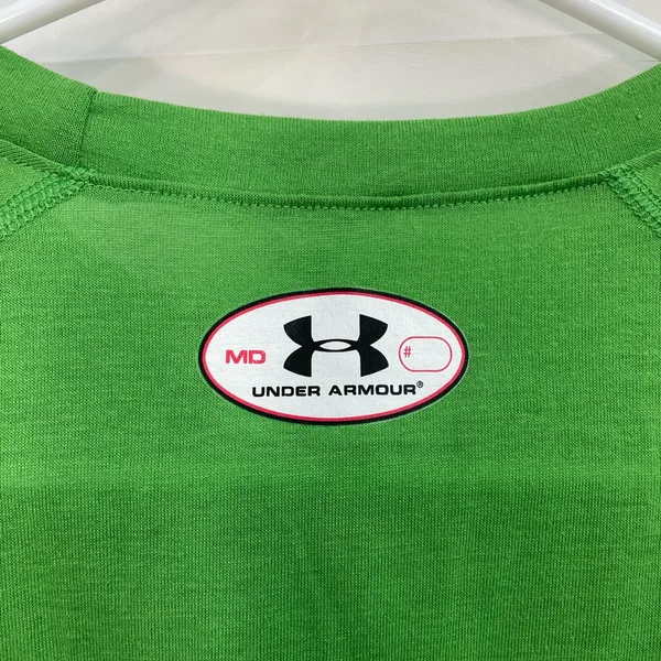 NWOT Under Armour‎ men’s green loose heat gear lightweight active shirt athletic - Image 5