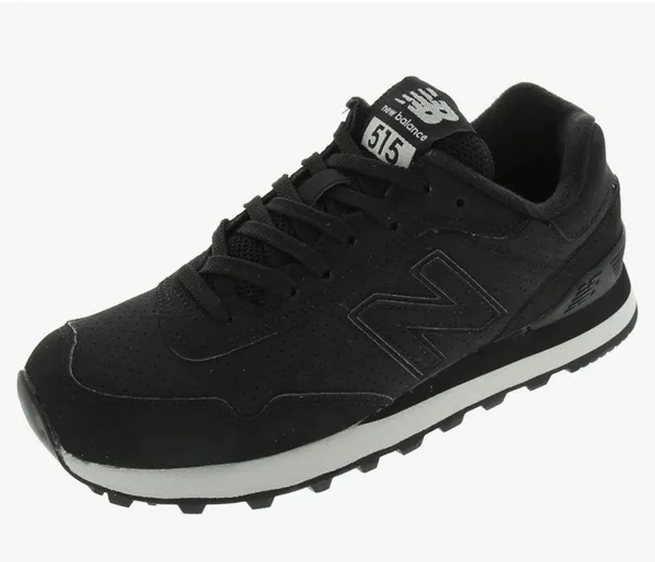 New Balance 515 Women’s Black Purple Sparkle Suede Mesh Sneakers Size 9.5 - Image 2