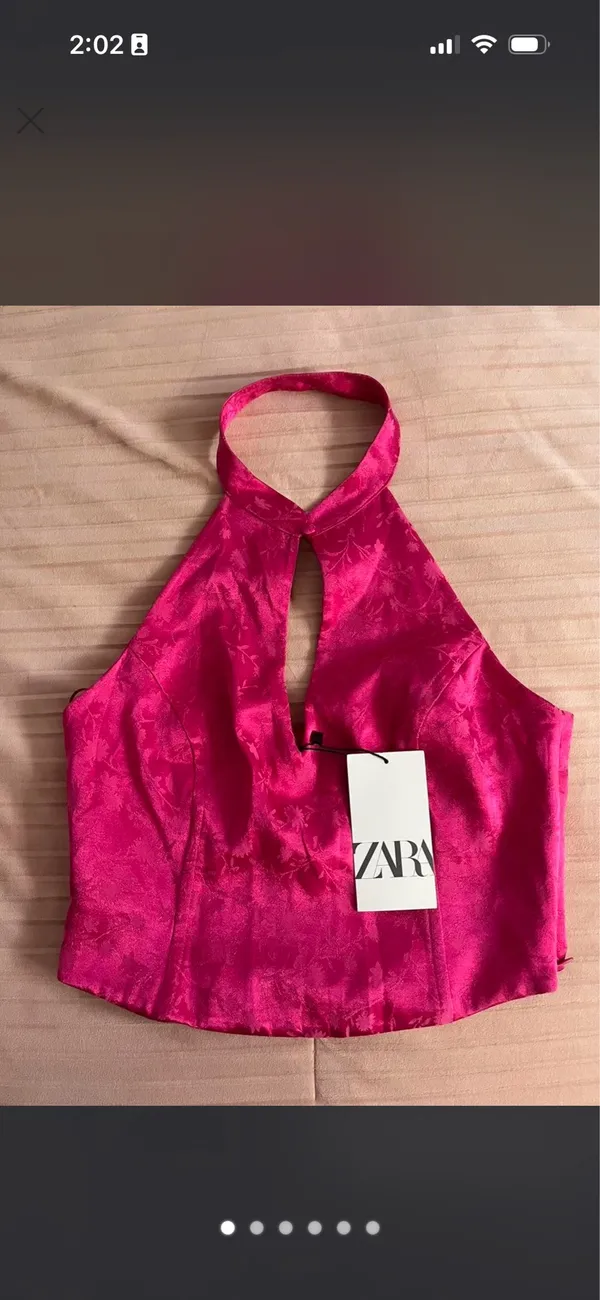 Pink Zara halter neck top - Image 4