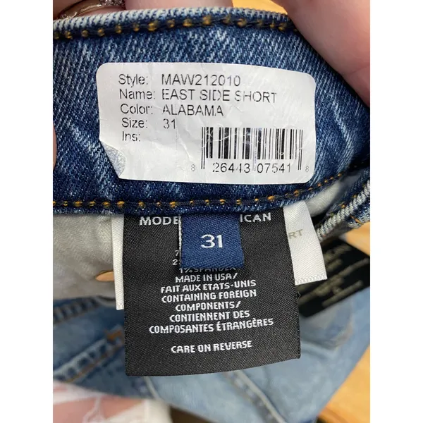 Modern American size 31 East side high short in Alabama - Image 6