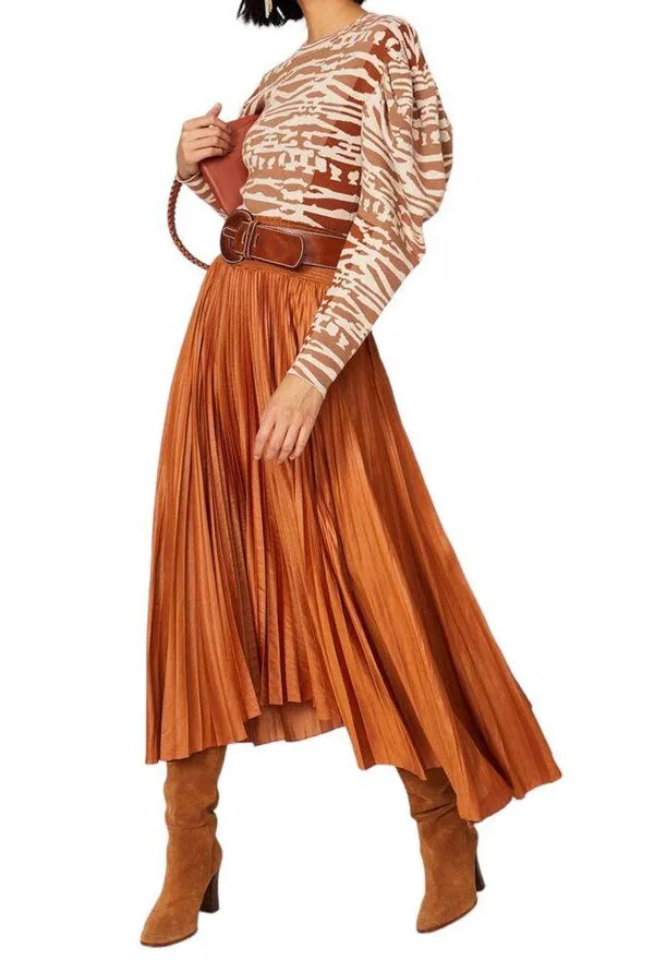Ulla Johnson Livia Tigers Eye Jacquard Pullover - XL - Image 7