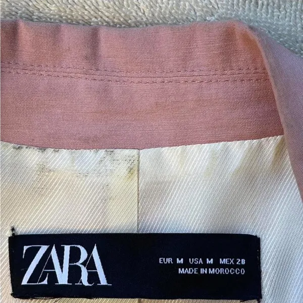 Zara Soft Pink Women's Blazer classic - Image 4