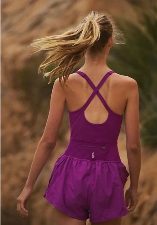 Free People Righteous Runsie Purple - Image 4