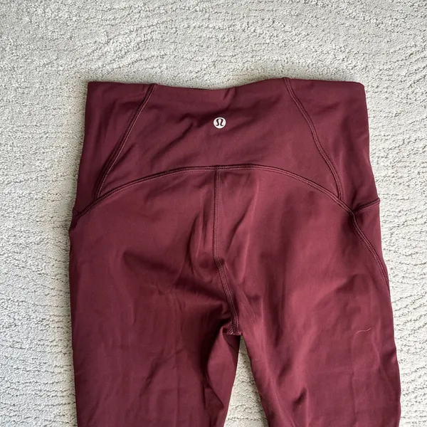 Women's Lululemon Size 6 Train Times Crop‎ 17" Leggings Running Gym Athletic - Image 2