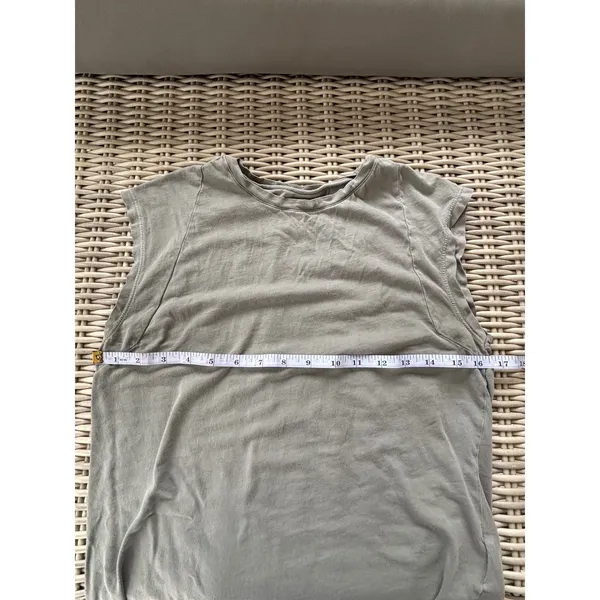 FRAME Le Mid Rise Muscle Tee‎ Small boho layered athleisure minimalist classic - Image 5