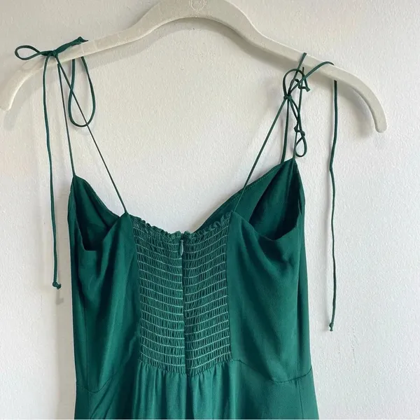 Reformation Juliette Dress Green 4 - Image 12