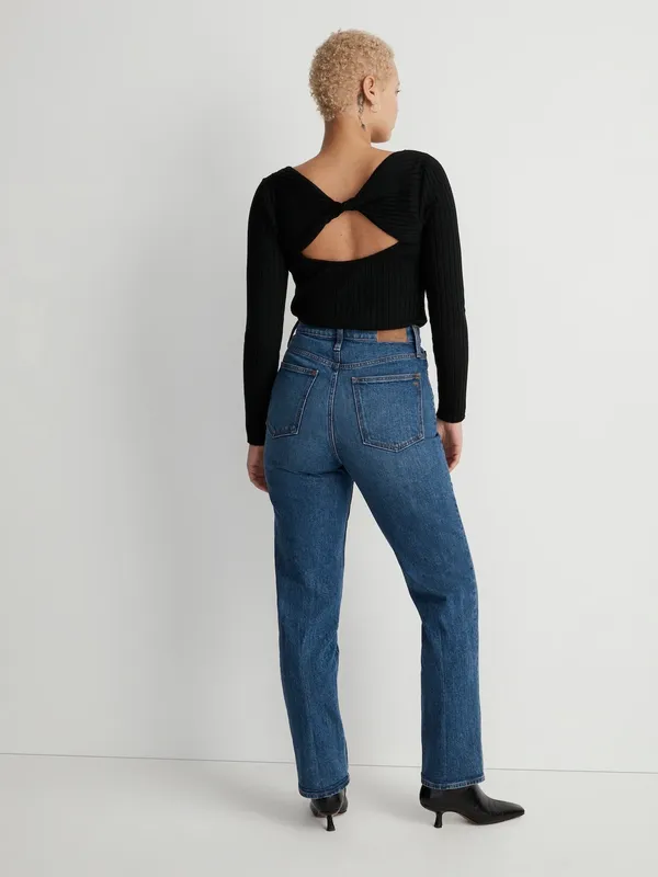 Madewell Jeans The Curvy Perfect Vintage Straight Jean in Mayfield Wash Sz 28 - Image 2