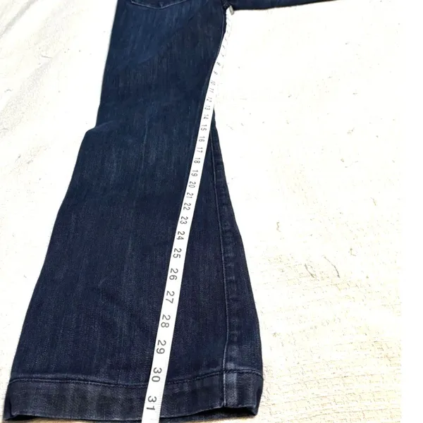 7 For All Mankind Charlize Bootcut Jeans Dark Wash Size 30 Made in USA - Image 10