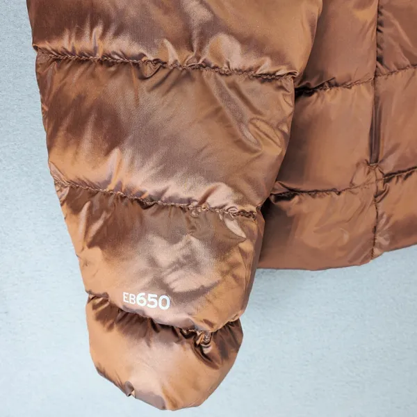 Eddie Bauer Womens L Brown‎ Bronze EB650 Down Puffer Ski Snow Insulated Outdoor - Image 2