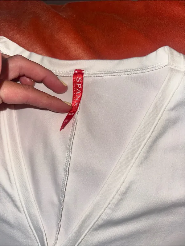 Spanx Suit Yourself Stretch-jersey Bodysuit-White $77 MSRP - Image 8