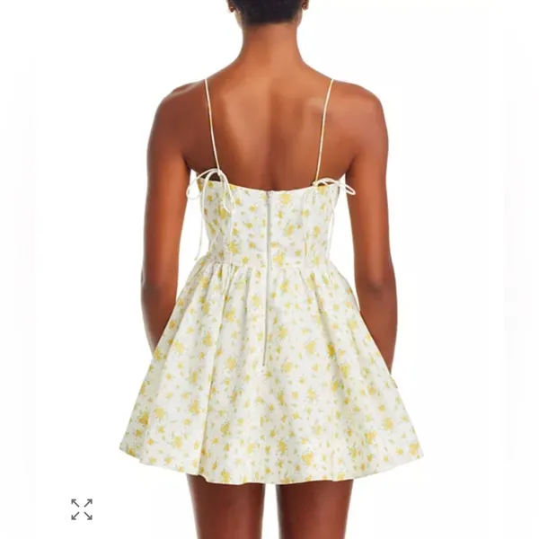 Bardot Yellow and‎ White Floral Mini Dress - Image 2
