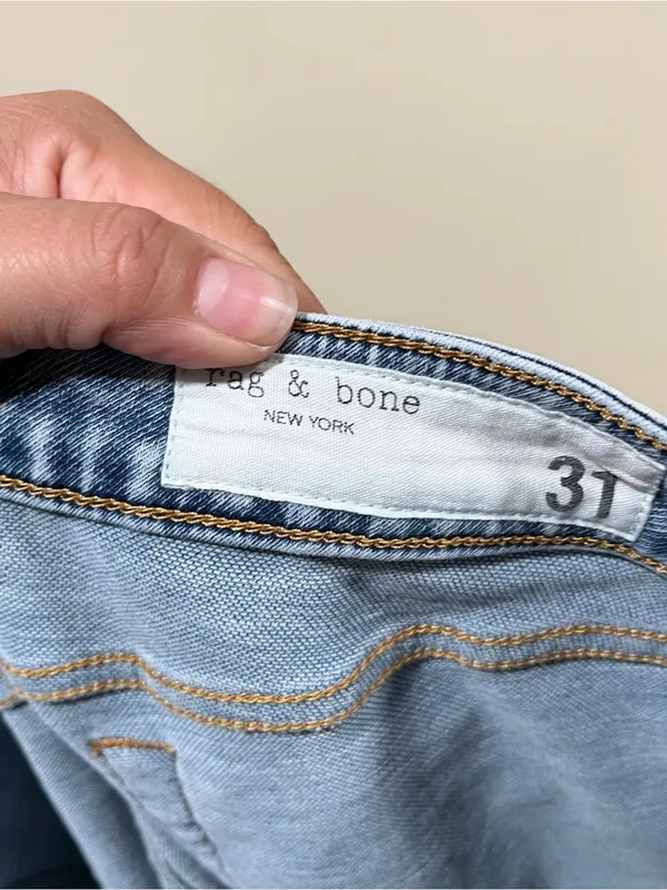 Rag and Bone "Dre" low rise boyfirend jeans  size 31 women’s EUC - Image 10