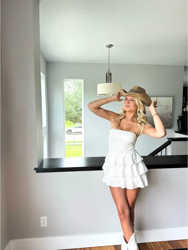 Pitaya White Stripe Romper - Image 7