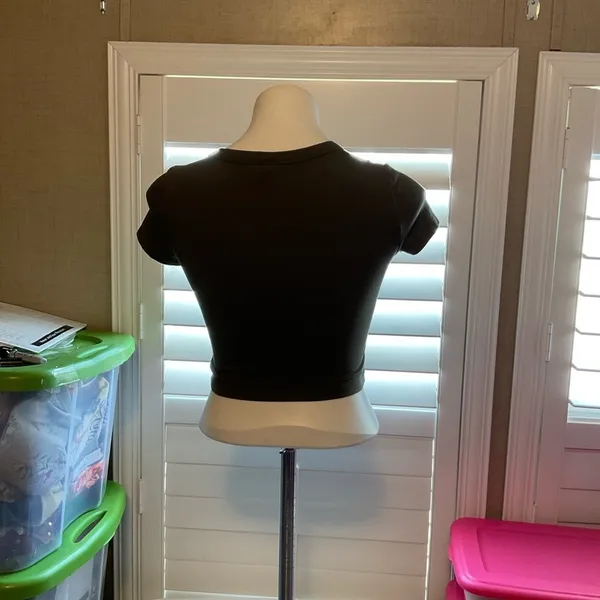 Wild Fable Black Crop Top - Image 3