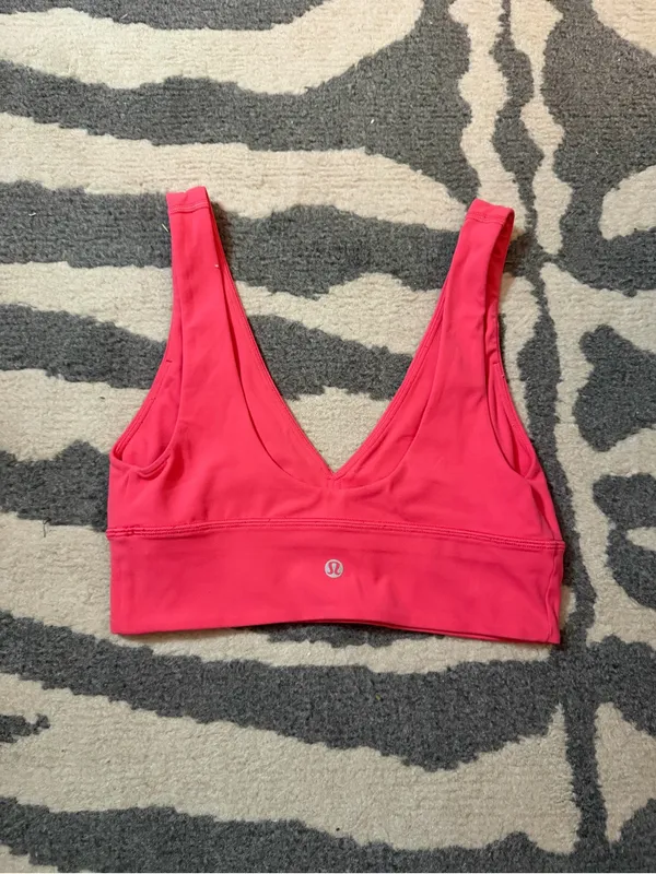 Lululemon align v neck bra Pink Size 6 - Image 2