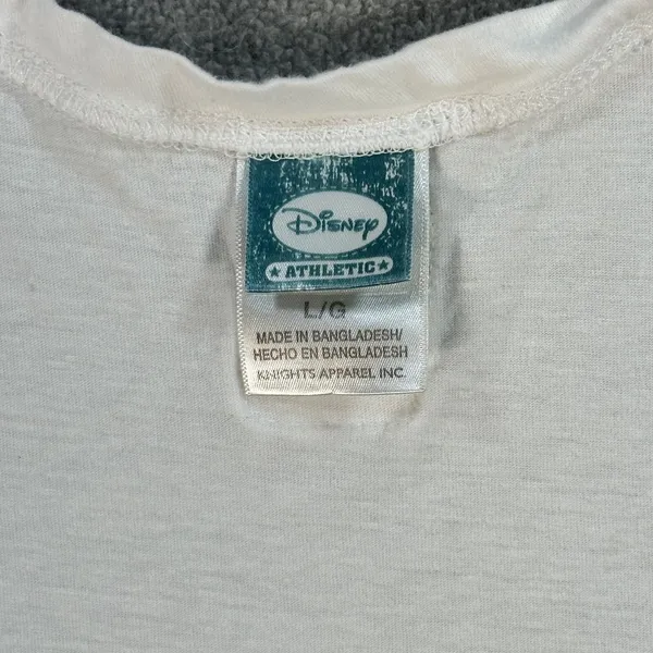 Alabama Crimson Tide Disney Athletic Tank Top Women's Large Stripe Racerback - Image 3