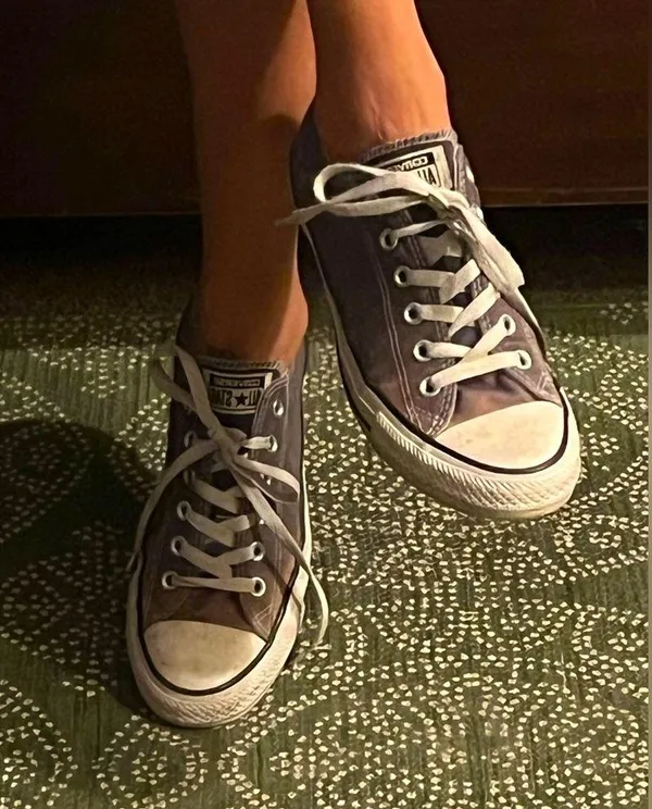 Converse All Star Vintage faded blue Woman’s 9 - Image 2