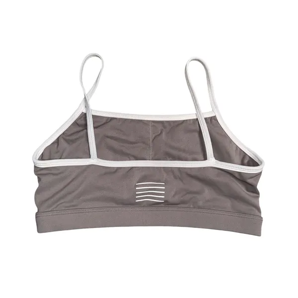 Kosha Fit Sports Bra Womens Small Taupe Grey Excellent‎ Contrast Trim Activewear - Image 2