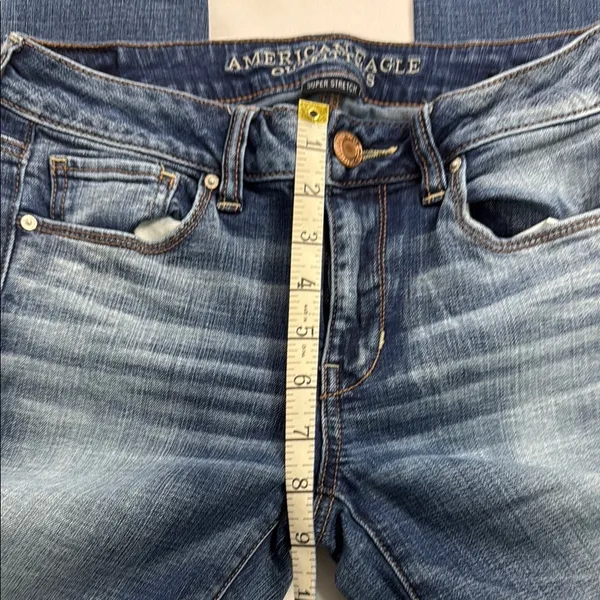 American Eagle Outfitters Dark Wash Skinny Jeans - Image 4