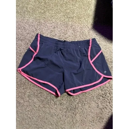GapFit Womens Grey Pink Trim Running Shorts Athletic‎ Gym Activewear Small - Image 2