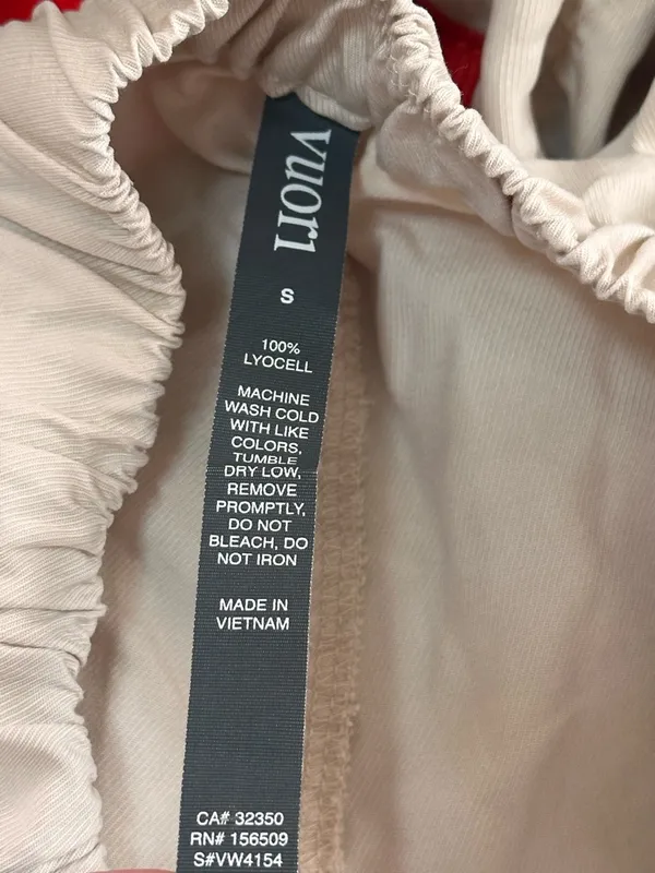VUORI Coastline Milkweed Cream Pants 100% Lyocell Size Small LIKE NEW Small - Image 9