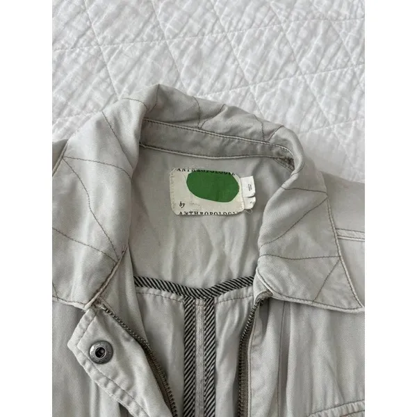 Anthropologie Utility Anorak Parka Twilight Jacket Drawstring Waist Small - Image 2