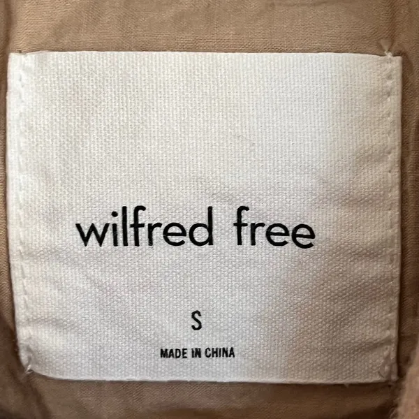 Wilfred Free Aritzia Ganna Shirt Jacket Camel Tan Boiled Wool‎ Shacket Small - Image 6