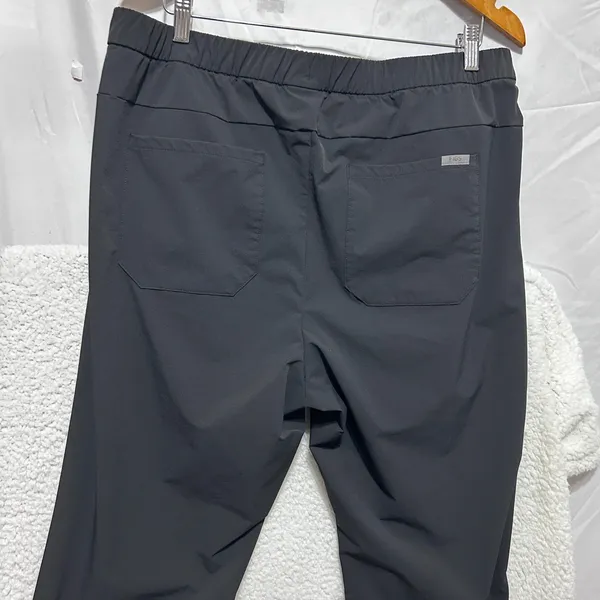 Figs Womens Scrub Pants XL Black Nylon Stretch‎ Straight Leg Medical Uniform - Image 7