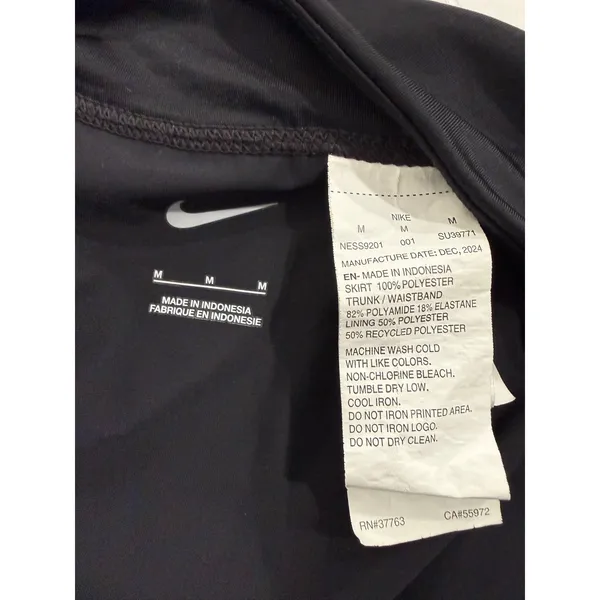 Nike Womens Black Swim Skirt Skort with Built In‎ Brief NESS9201 Size M - Image 6