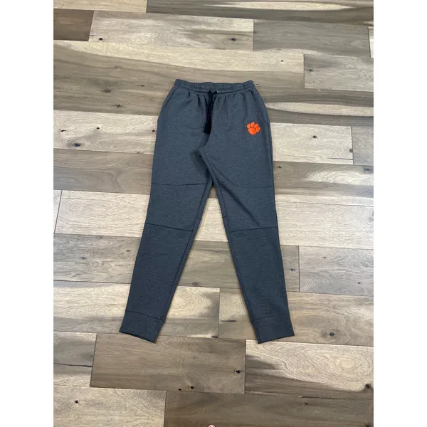 NCAA Clemson Sweatpants Size S Gray Elastic Waist Drawstring Embroidered Logo - Image 4