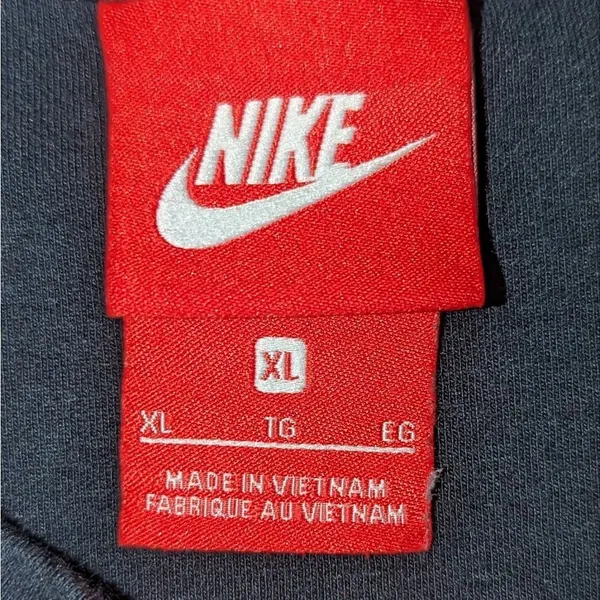 Nike Air Black Cropped Elastic Band Sports Athletic Tank - Image 6