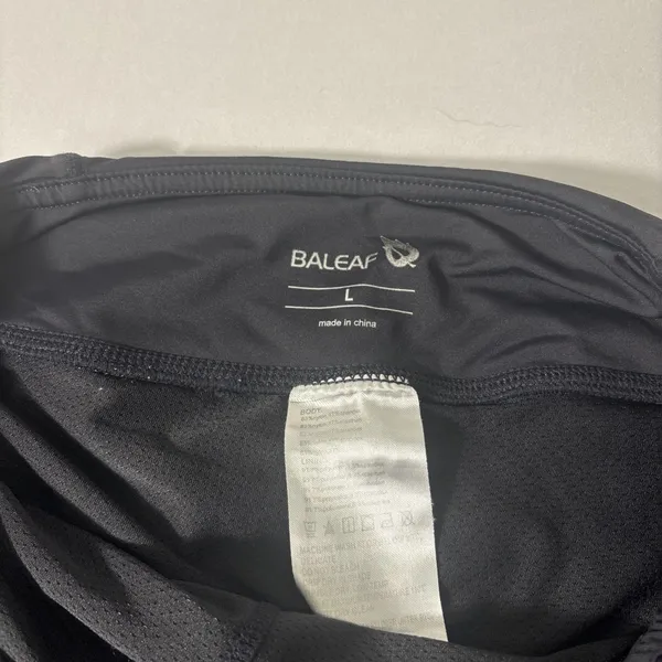 Baleaf Size Large Black‎ Active Skort Pockets Golf Tennis Hiking Outdoor - Image 3