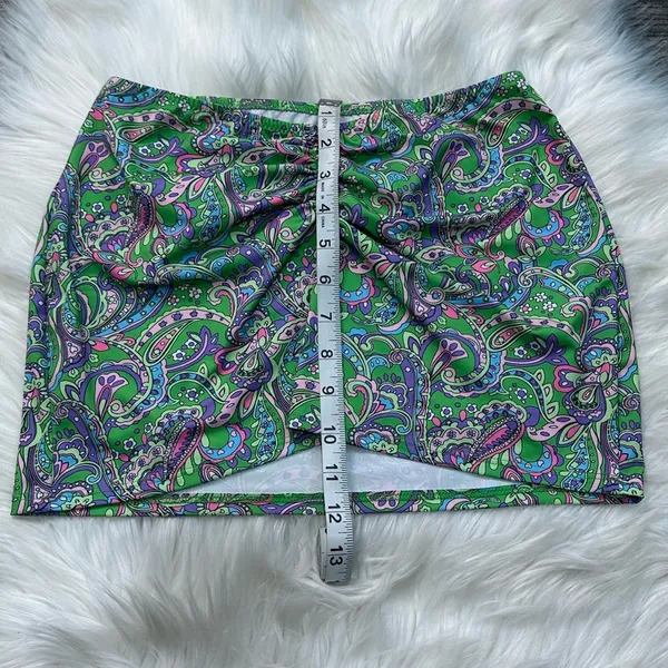 Kasakai Hendrix Bikini Top and Pippa Swim Skirt in Paisley Princess - Image 11